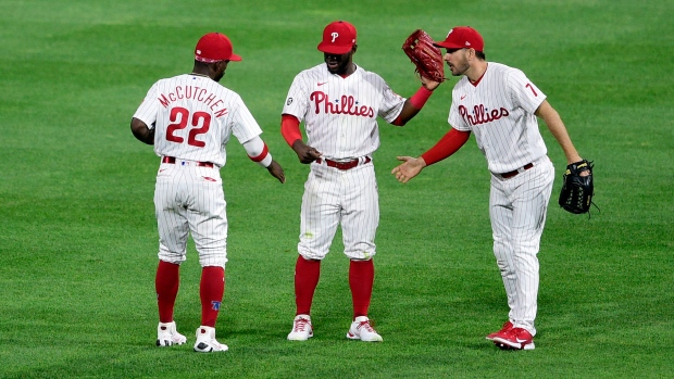 Philadelphia Phillies celebrate