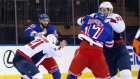 Washington Capitals New York Rangers fight