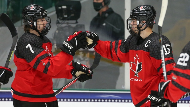 Brennan Othmann Shane Wright, Chris Tanouye/ HHOF-IIHF Images Brennan Othmann Shane Wright