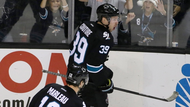 Sharks Celebrate, The Canadian Press Sharks Celebrate
