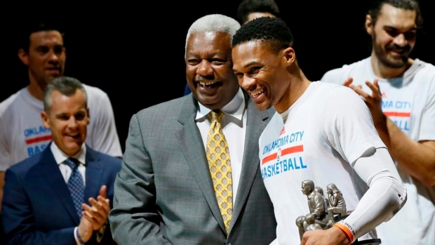 Oscar Robertson Russell Westbrook, The Canadian Press Oscar Robertson Russell Westbrook