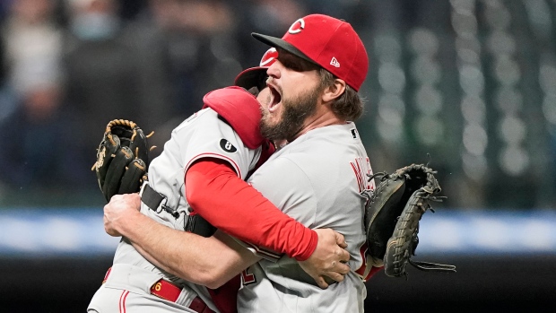 Wade Miley and Tucker Barnhart