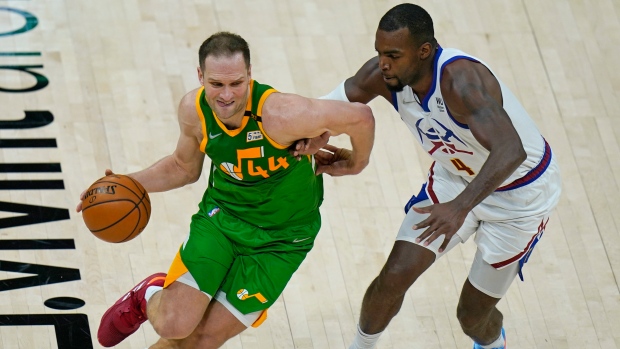 Bojan Bogdanovic Paul Millsap, The Canadian Press Bojan Bogdanovic Paul Millsap