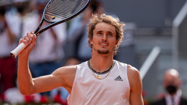 Alexander Zverev, The Canadian Press Alexander Zverev