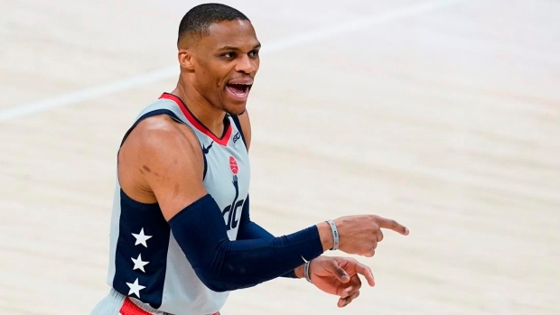 Westbrook basks in milestone moment of tying Big O's record Article Image 0