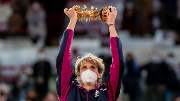 Alexander Zverev, The Canadian Press Alexander Zverev