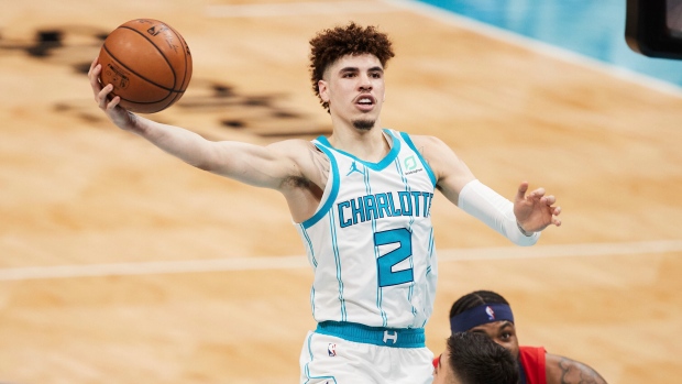Charlotte Hornets guard LaMelo Ball, The Canadian Press Charlotte Hornets guard LaMelo Ball
