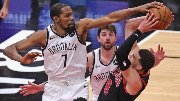 Kevin Durant, Zach Lavine, Getty Images Kevin Durant, Zach Lavine