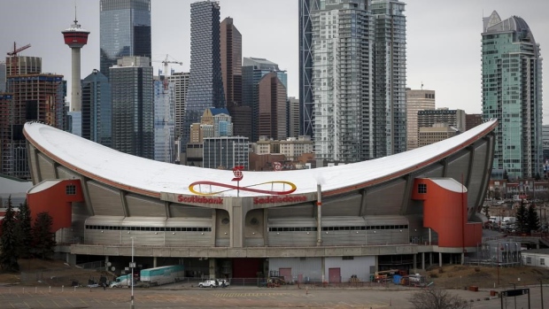Scotiabank Saddledome, The Canadian Press Scotiabank Saddledome