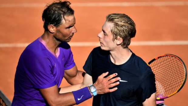 Rafael Nadal and Denis Shapovalov, Getty Images Rafael Nadal and Denis Shapovalov