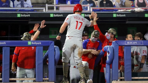 Rhys Hoskins, The Canadian Press Rhys Hoskins