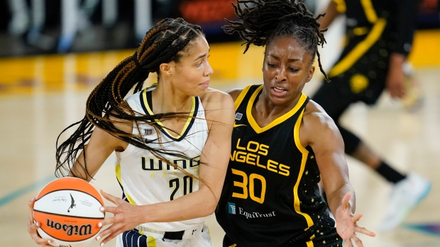 Nneka Ogwumike (30), Isabelle Harrison, The Canadian Press Nneka Ogwumike (30), Isabelle Harrison