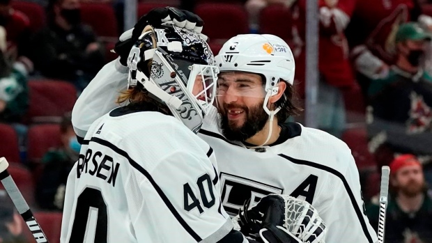 Cal Petersen Drew Doughty, The Canadian Press Cal Petersen Drew Doughty