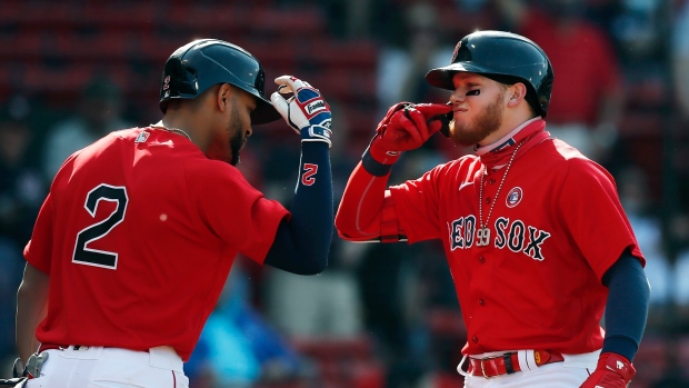 Xander Bogaerts Alex Verdugo, The Canadian Press Xander Bogaerts Alex Verdugo