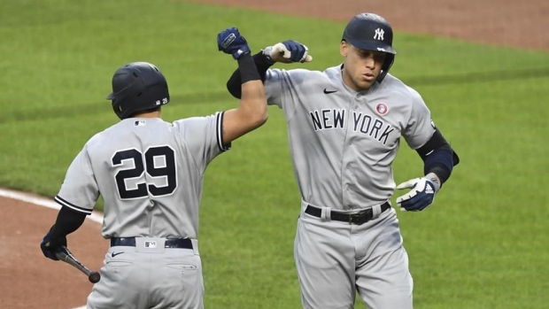 Gio Urshela Aaron Judge, The Canadian Press Gio Urshela Aaron Judge