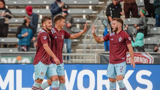 Colorado Rapids celebrate, Colorado Rapids on Twitter Colorado Rapids celebrate