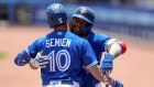 Toronto Blue Jays' Vladimir Guerrero Jr. and Marcus Semien