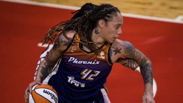Brittney Griner Gets 43rd Career Double Double Phoenix Mercury Tops Washington Mystics Tsn Ca