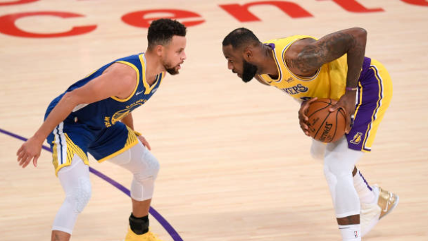 Steph Curry and LeBron James, Getty Images Steph Curry and LeBron James
