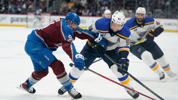 Nazem Kadri and Vladimir Tarasenko