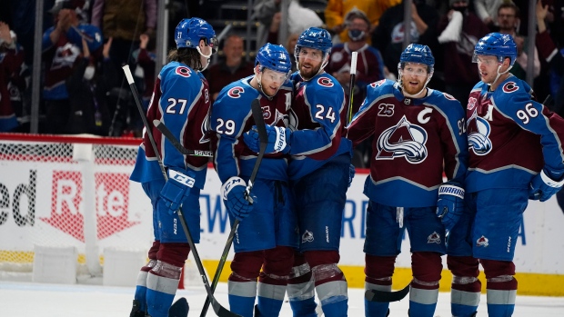 Nathan MacKinnon records hat trick, Colorado Avalanche beat St. Louis Blues  in Game 2 