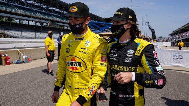 Scott McLaughlin Colton Herta, The Canadian Press Scott McLaughlin Colton Herta
