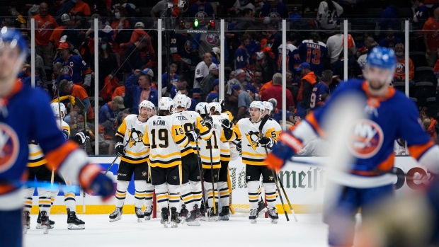 Pittsburgh Penguins celebrate, The Canadian Press Pittsburgh Penguins celebrate