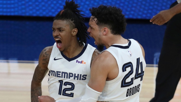 Memphis Grizzlies' Ja Morant playing his game in fast rookie start