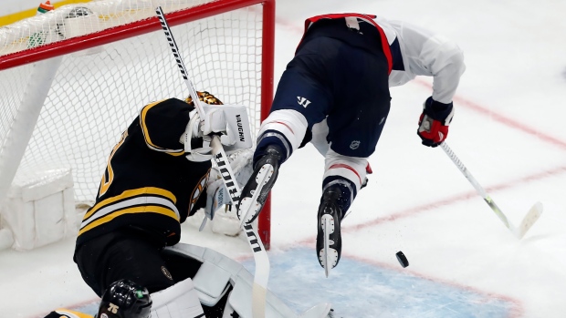 Anthony Mantha, Tuukka Rask, The Canadian Press Anthony Mantha, Tuukka Rask