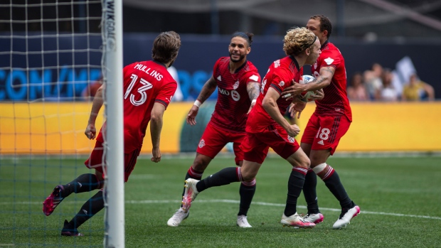 Toronto FC celebrates