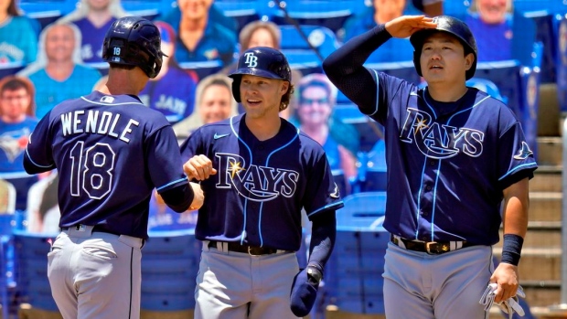 Tampa Bay Rays Score Seven In 11th To Beat Toronto Blue Jays Win 11th Straight Tsn Ca