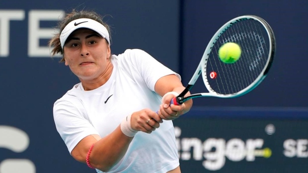 Bianca Andreescu , The Canadian Press Bianca Andreescu