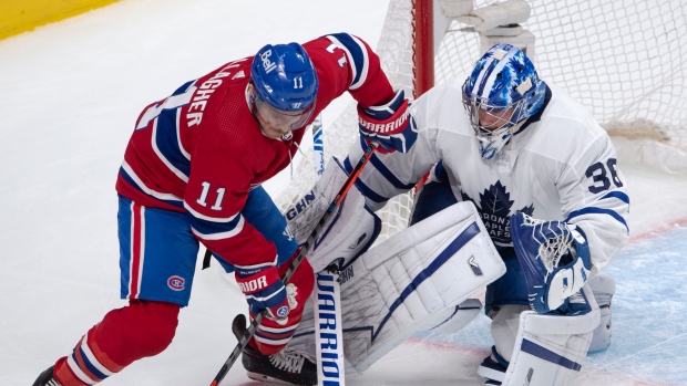 Brendan Gallagher and Jack Campbell