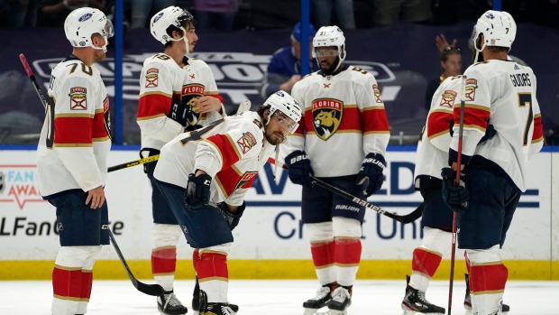 Panthers players, The Canadian Press Panthers players
