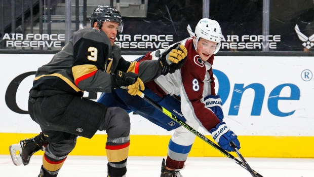 Vegas' Reaves suspended 2 games by NHL for hit vs. Avalanche