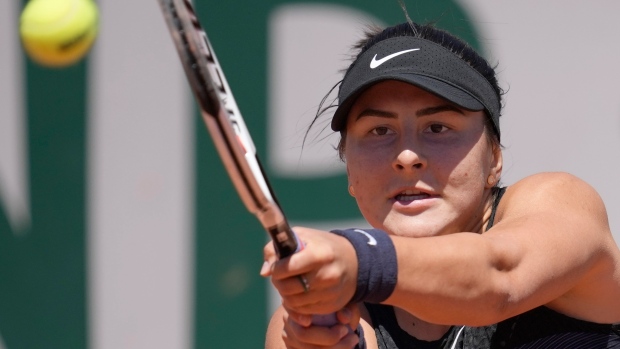 Bianca Andreescu, The Canadian Press Bianca Andreescu