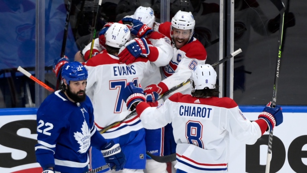 Montreal Canadiens celebrate