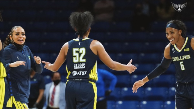 Dallas Wings celebrate