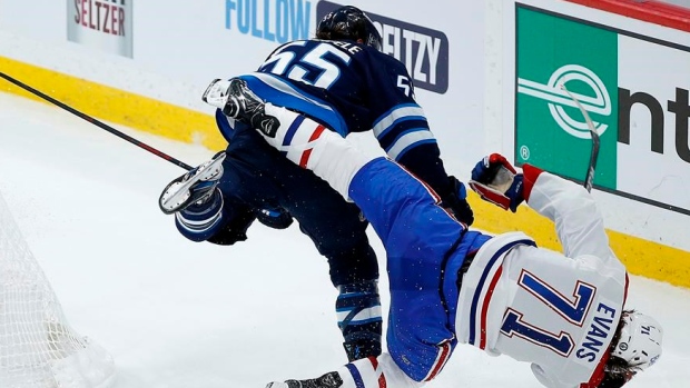 Mark Scheifele and Jake Evans