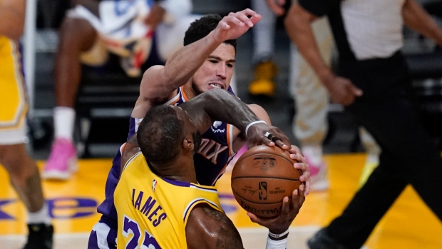 Lakers shut down LeBron James or face 'beasts' Suns in first round