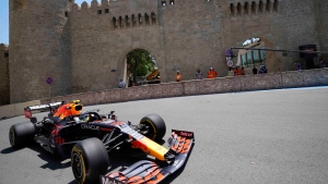 Perez fastest in Azerbaijan GP practice