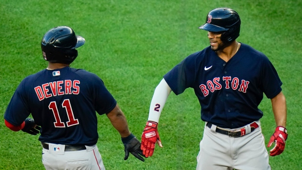 Rafael Devers Xander Bogaerts, The Canadian Press Rafael Devers Xander Bogaerts