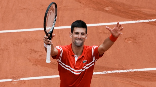 Novak Djokovic, The Canadian Press Novak Djokovic