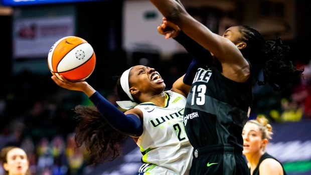 Arike Ogunbowale Ezi Magbegor, The Canadian Press Arike Ogunbowale Ezi Magbegor