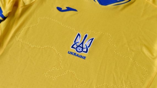 Ukraine's new shirt for Euro 2020