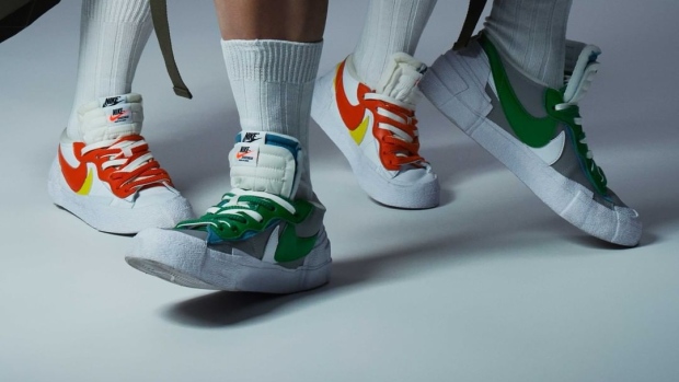 Nike and sacai are collaborating on a collection of Blazer Low 