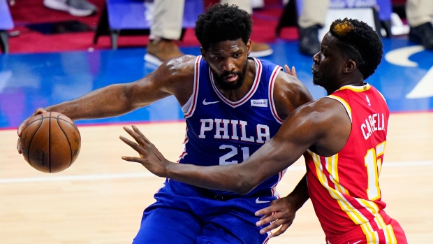 Joel Embiid Clint Capela, The Canadian Press Joel Embiid Clint Capela