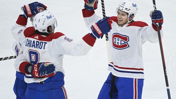 Injured Canadiens forward Jake Evans progressing, will travel to Vegas: coach Article Image 0, The Canadian Press Injured Canadiens forward Jake Evans progressing, will travel to Vegas: coach Article Image 0