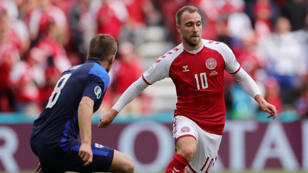 Christian Eriksen of Denmark