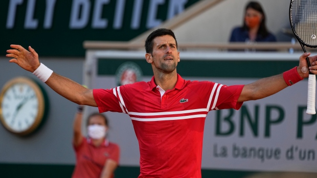 Novak Djokovic, The Canadian Press Novak Djokovic